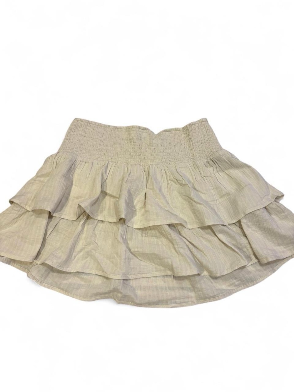 Universal Thread Cream Tiered Ruffle Skirt